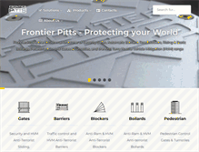 Tablet Screenshot of frontierpitts.com